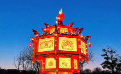 花灯图片,花灯映照千年文化之美